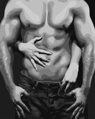 Картина за номерами "Спокусливі лінії тіла" Ідейка полотно на підрамнику 40x50см KHO8403 в інтернет-магазині "Я - Picasso"