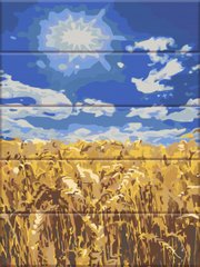 Картина по номерам на дереве "Украинские поля" ArtStory подарочная упаковка 30x40см ASW163 в интернет-магазине "Я - Picasso"