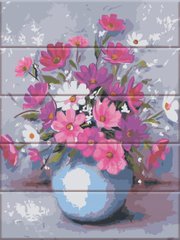 Картина за номерами на дереві "Ніжні квіти" ArtStory подарункова упаковка 30x40см ASW149 в інтернет-магазині "Я - Picasso"