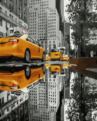 Картина по номерам - Такси большого города 40x50 в интернет-магазине "Я - Picasso"