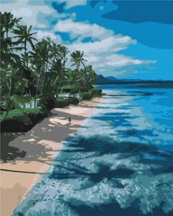 Картина за номерами "Райська набережна" BrushMe полотно на підрамнику 40х50см BS51424 в інтернет-магазині "Я - Picasso"