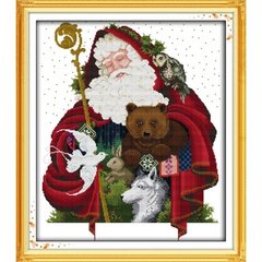 Веселого Різдва (7) Набір для вишивання хрестиком з друкованою схемою на тканині Joy Sunday R308-7 в интернет-магазине "Я - Picasso"