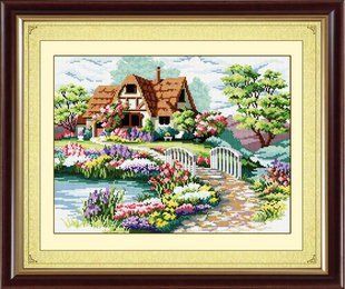 Домик мечты Dream Art. Набор алмазной живописи 36x48 см в интернет-магазине "Я - Picasso"