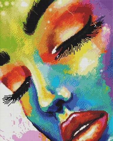 Картина по номерам Девушка в красках, Brushme, GX - описание, отзывы, продажа | CultMall