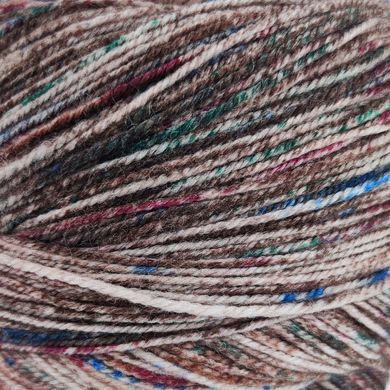Пряжа Paint Gradient Sock/Пейнт Градієнт Сок, коричневий -болотяний-рожева пудра мультіколор 12, Laines du Nord