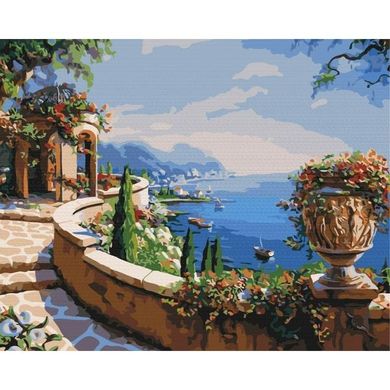 Картина по номерам "Вид на залив" BrushMe холст на подрамнике 40x50см BS7615 в інтернет-магазині "Я - Picasso"