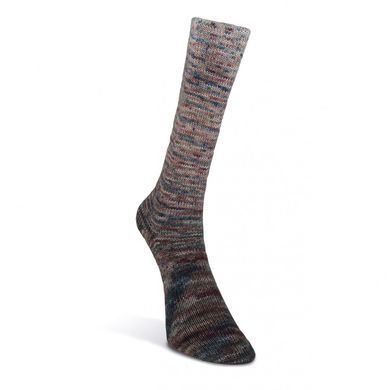Пряжа Paint Gradient Sock/Пейнт Градієнт Сок, коричневий -болотяний-рожева пудра мультіколор 12, Laines du Nord