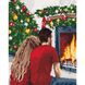 Картина за номерами "Різдвяна романтика" Ідейка полотно на підрамнику 40x50см КНО4640