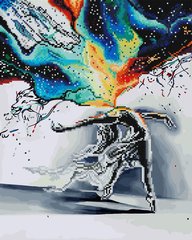 Алмазна картина-розмальовка "Танець мистецтва" BrushMe 3D ефект подарункова коробка 40x50см GZS1008 в інтернет-магазині "Я - Picasso"