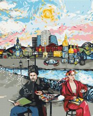 Картина за номерами "Мистецький променад © Viktoriya Kovalenko" BrushMe полотно на підрамнику 40x50см BS53356 в інтернет-магазині "Я - Picasso"