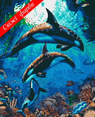 Картина по номерам - Подводное царство40x50 см в интернет-магазине "Я - Picasso"