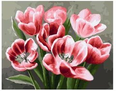 Картина за номерами "Червоні тюльпани" BrushMe полотно на підрамнику 40x50см GX26071 в інтернет-магазині "Я - Picasso"