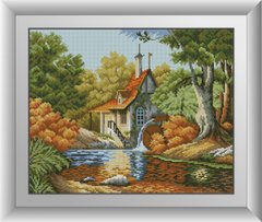Алмазна мозаїка "Осіння млин" Dream Art в коробці 30822 в інтернет-магазині "Я - Picasso"