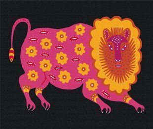 Картина по номерам "Молодой левик. Мария Примаченко" Brushme 50x60см BS53721L в интернет-магазине "Я - Picasso"