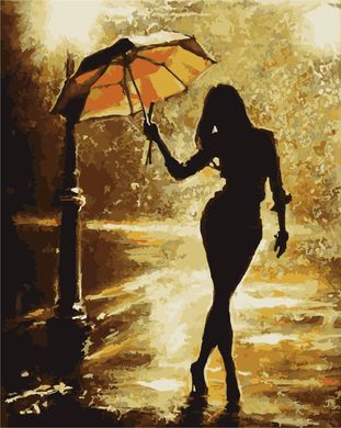 Картина по номерам - Танцующая под дождём 40x50см в интернет-магазине "Я - Picasso"
