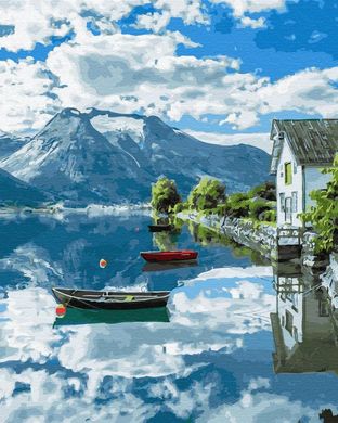Картина за номерами "Провінція Норвегії" BrushMe полотно на підрамнику 40x50см GX32309 в інтернет-магазині "Я - Picasso"