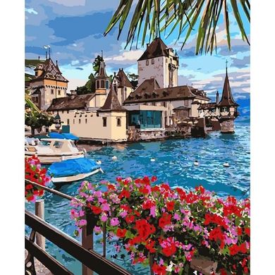 Картина за номерами "Чарівна Швейцарія" Ідейка полотно на підрамнику 40x50см КНО2253 в інтернет-магазині "Я - Picasso"
