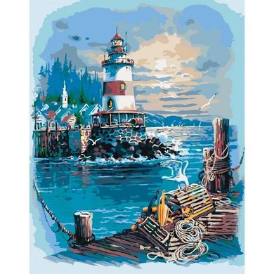 Картина за номерами "Тиха гавань" Ідейка полотно на підрамнику 40x50см КНО2724 в інтернет-магазині "Я - Picasso"