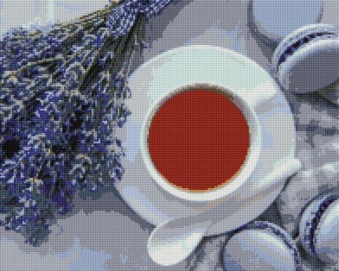 Алмазна мозаїка "Лавандовий чай" BrushMe полотно на підрамнику 40x50см DBS1021 в інтернет-магазині "Я - Picasso"