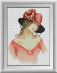 Алмазна мозаїка "Дівчина в капелюшку" Dream Art в коробці 30961 в інтернет-магазині "Я - Picasso"