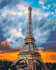 Картина по номерам "Железная госпожа Парижа" BrushMe холст на подрамнике 40x50см BS51680 в интернет-магазине "Я - Picasso"