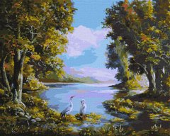 Картина за номерами "Лісова тиша" Ідейка полотно на підрамнику 40x50см KHO4344 в інтернет-магазині "Я - Picasso"