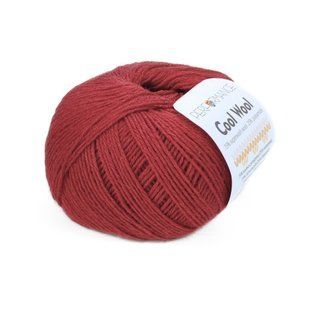 Пряжа Cool Wool/Кул Вул, бордовый 20, Performance