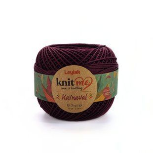 Пряжа Karnaval/Карнавал, винный 01851, Knit Me