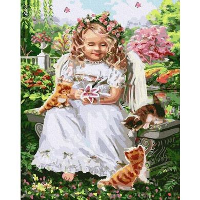 Картина за номерами "Дитина янголятко" BrushMe полотно на підрамнику 40х50см GX30942 в інтернет-магазині "Я - Picasso"