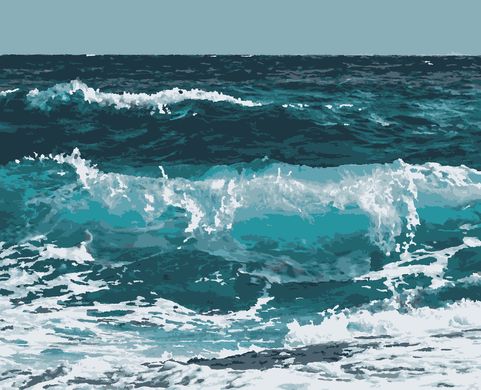 Картини за номерами "Спогади про море" Artissimo полотно на підрамнику 50x60 см PNX2884 в інтернет-магазині "Я - Picasso"