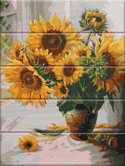 Картина за номерами на дереві "Соняшники" ArtStory подарункова упаковка 30x40см ASW009 в інтернет-магазині "Я - Picasso"