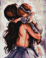 Алмазна мозаїка "Материнська любов" BrushMe полотно на підрамнику 40x50см DBS1063 в інтернет-магазині "Я - Picasso"