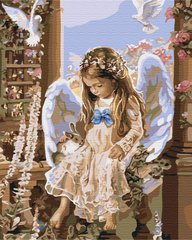 Картина за номерами "Маленький ангелочек" BrushMe полотно на підрамнику 40х50см BS52671 в інтернет-магазині "Я - Picasso"
