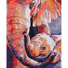 Картина за номерами "Мамина любов" Ідейка полотно на підрамнику 40x50см КНО2486 в інтернет-магазині "Я - Picasso"