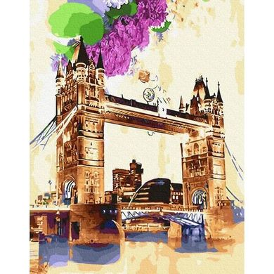 Картина за номерами "Тауерський міст аквареллю" BrushMe полотно на підрамнику 40х50см GX29116 в інтернет-магазині "Я - Picasso"
