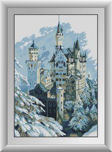 30129 Зимний замок. Dream Art. Набор алмазной живописи (квадратные, полная) в интернет-магазине "Я - Picasso"
