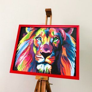Багетна рамка (червона, 2 см) 40х50 в інтернет-магазині "Я - Picasso"