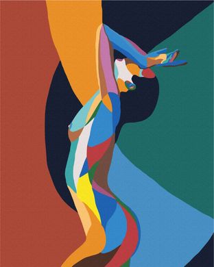 Картина за номерами " Веселковий нюд" BrushMe полотно на підрамнику 40х50см BS51575 в інтернет-магазині "Я - Picasso"