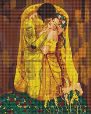 Алмазна мозаїка "В надійних обіймах Соломія Ковальчук" BrushMe полотно на підрамнику 40x50см DBS1078 в інтернет-магазині "Я - Picasso"