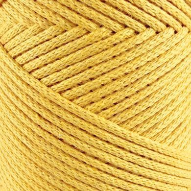 Пряжа Cotton Macrame/Котон Макраме, жовто-гарячий 1001/049, Hobby Trend