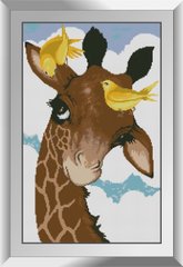 Алмазна мозаїка "Жирафчик з пташками" Dream Art 31544 в інтернет-магазині "Я - Picasso"
