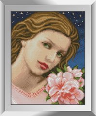 Алмазна мозаїка "Дівчина з азалій" Dream Art в коробці 31331 в інтернет-магазині "Я - Picasso"