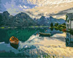 Картина за номерами "Вид на озеро Комо" BrushMe полотно на підрамнику 40x50см GX30190 в інтернет-магазині "Я - Picasso"