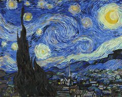 Картина за номерами "Зоряна ніч" BrushMe полотно на підрамнику 40x50см BS4756 в інтернет-магазині "Я - Picasso"