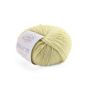 Пряжа Dolly 125/Доллі 125, лимонний 4, Laines du Nord