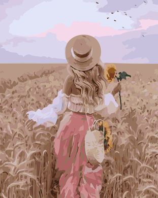 Картина по номерам - Пшеничное поле 40x50см в интернет-магазине "Я - Picasso"