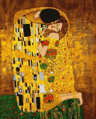 Картины по номерам - Густав Климт Поцелуй 50x60 см в интернет-магазине "Я - Picasso"