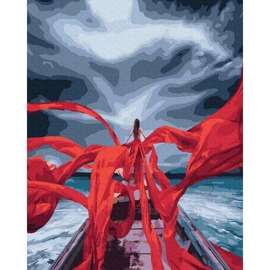 Картина по номерам "Красные нити любви" BrushMe холст на подрамнике 40x50см GX31997 в інтернет-магазині "Я - Picasso"