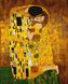 Картини за номерами "Густав Клімт Поцілунок" Artissimo полотно на підрамнику 50x60 см PNX7540