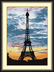 Алмазна мозаїка "Ейфелева вежа на заході" Dream Art в коробці 25x36см 30105 в інтернет-магазині "Я - Picasso"